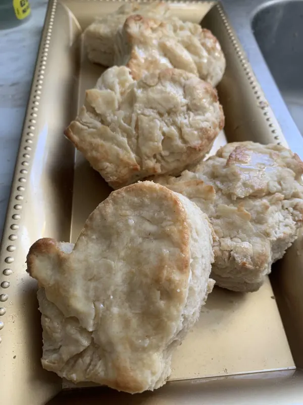 Homemade buttermilk biscuits 