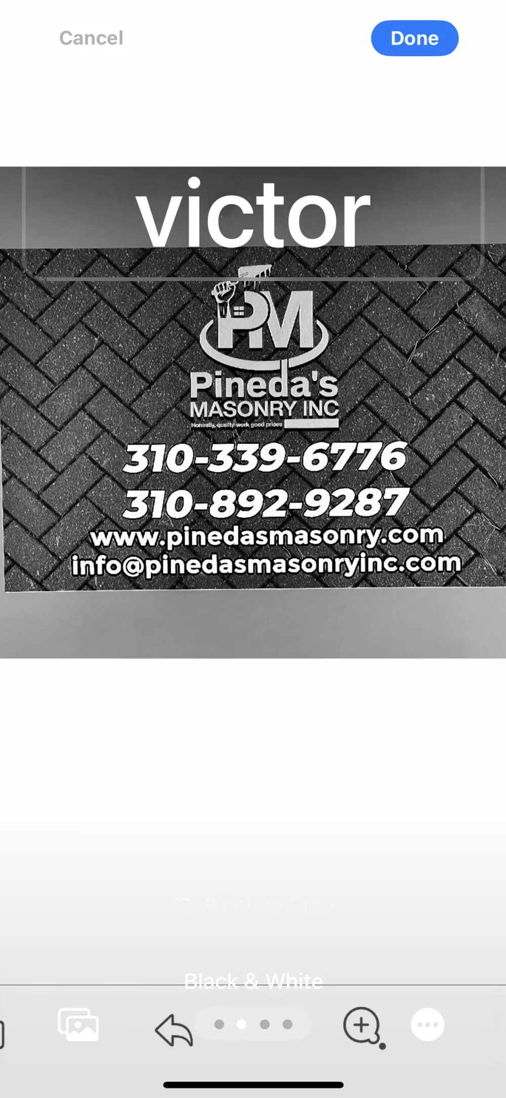Pineda's Masonry Inc