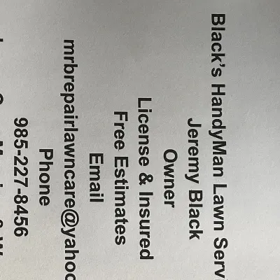 Black’s HandyMan LawnService