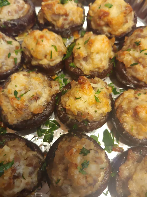 Sausage Stuffed Mushrooms