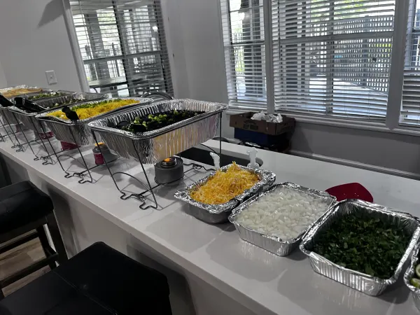 Mexican food for a baby shower