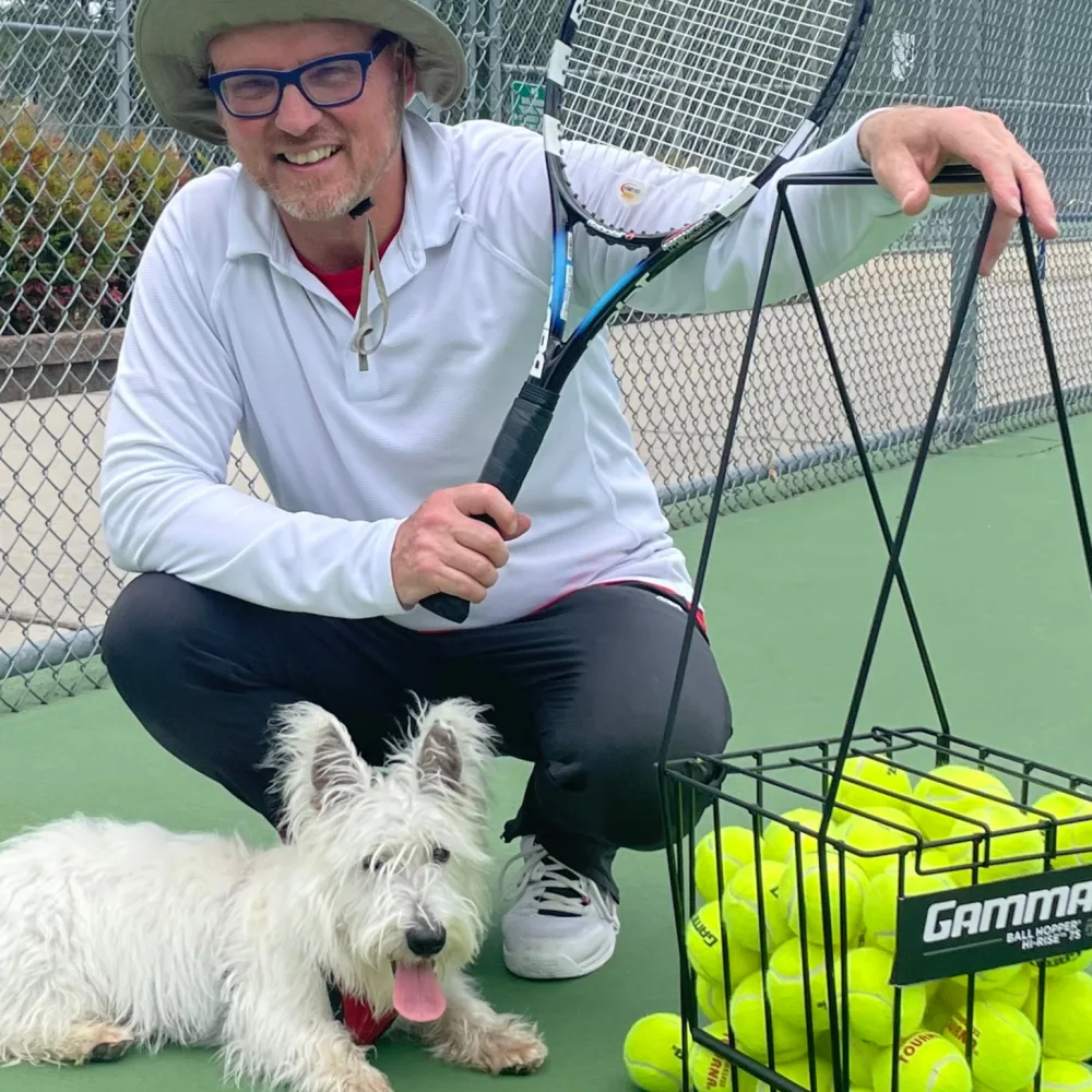 Ball Dog Tennis
