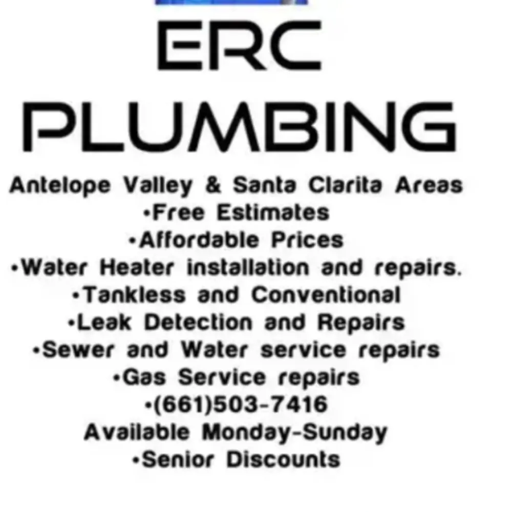 E.R Plumbing & Builds Co Call Or Text 661-503. 7416