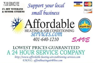 RI`s Affordable Heating Airconditioning Services Inc