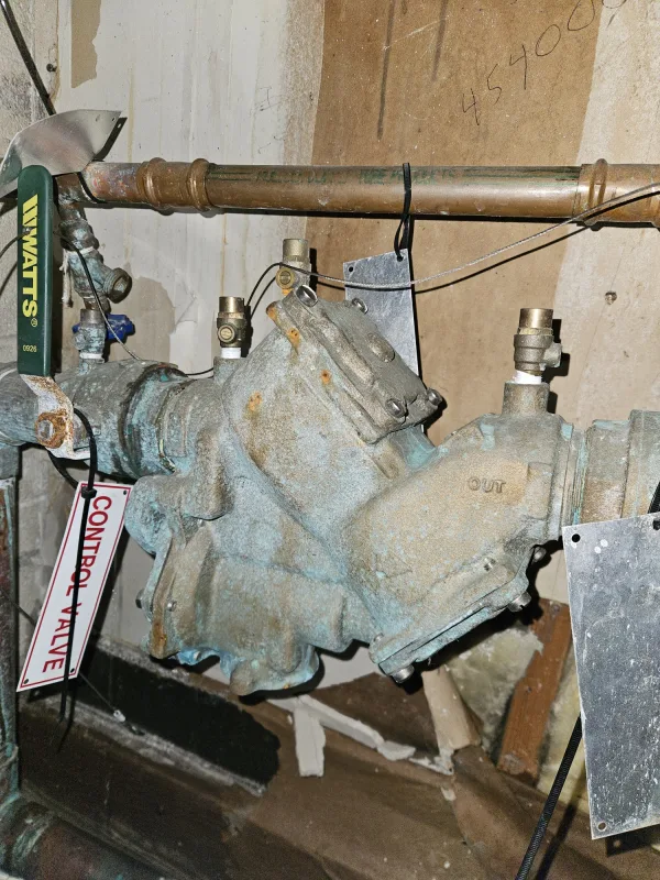 Busted backflow