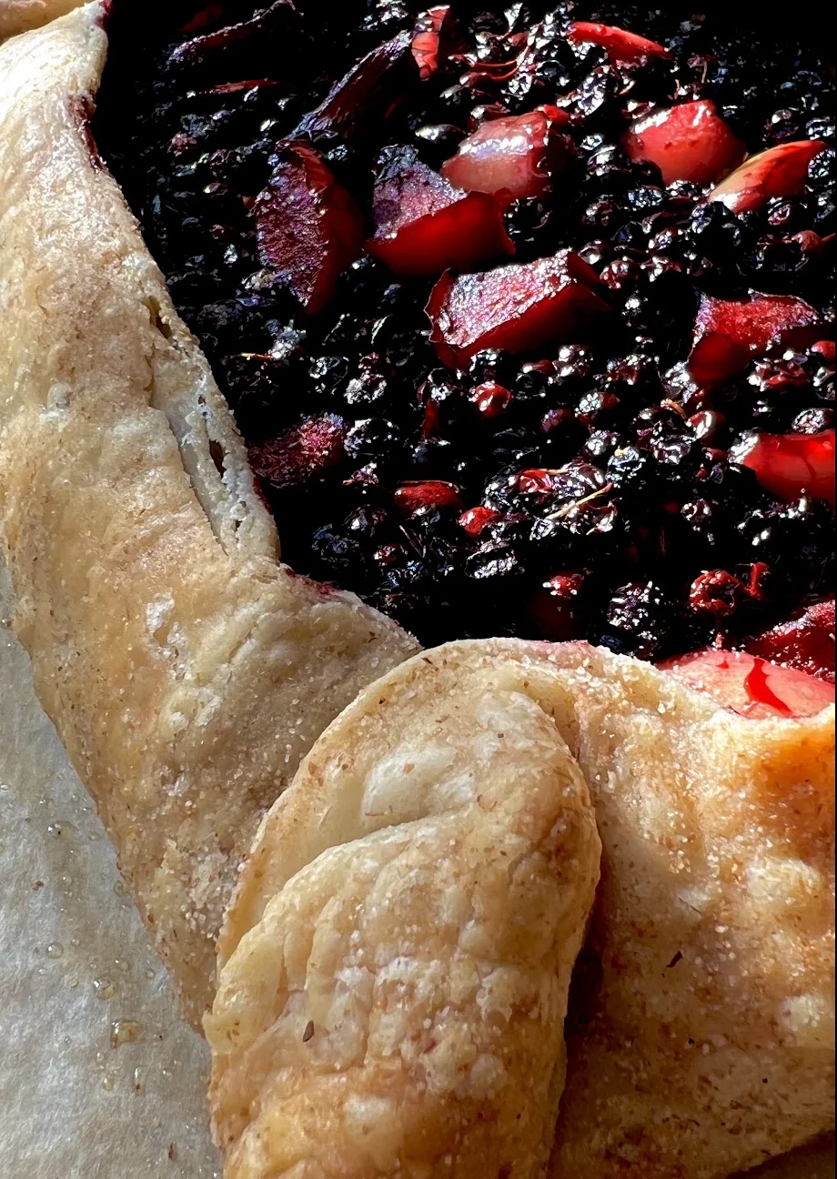 Wild Huckleberry Galette