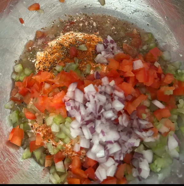 Macaroni Salad Prep.