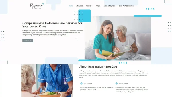 Web Design & Dev: Responsive Home Care