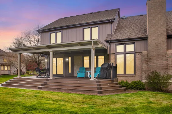 Beautiful composite porch