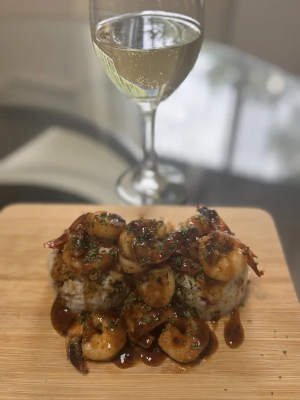 Honey Garlic Shrimp 