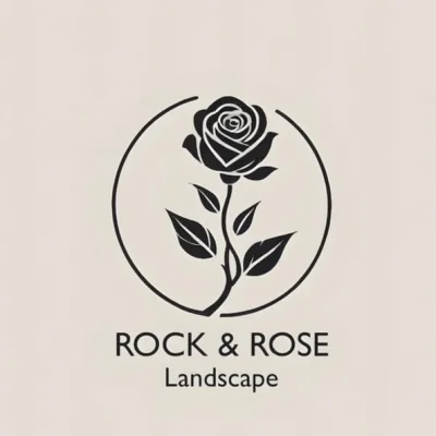 Rock And Rose Landscape