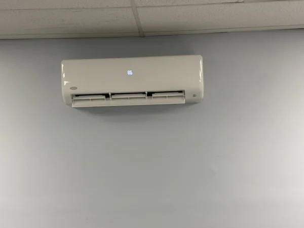 Installed a zoned mini split with four evaporator coils spread around in a commercial environment