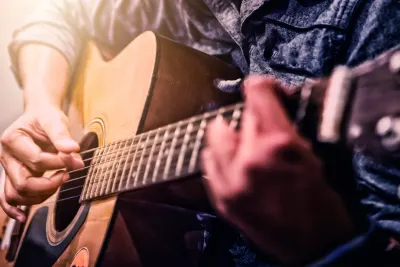Guitar Lessons At The Music Studio