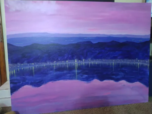 Acrylic painting