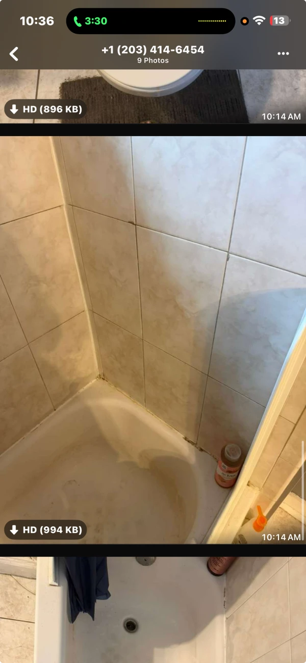 Same Day 2 room deep clean Before