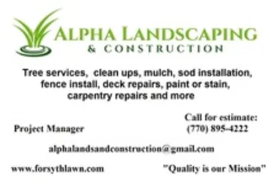 Alpha Landscaping & Construction