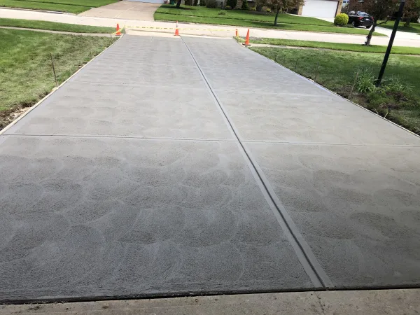 Concrete Driveway after