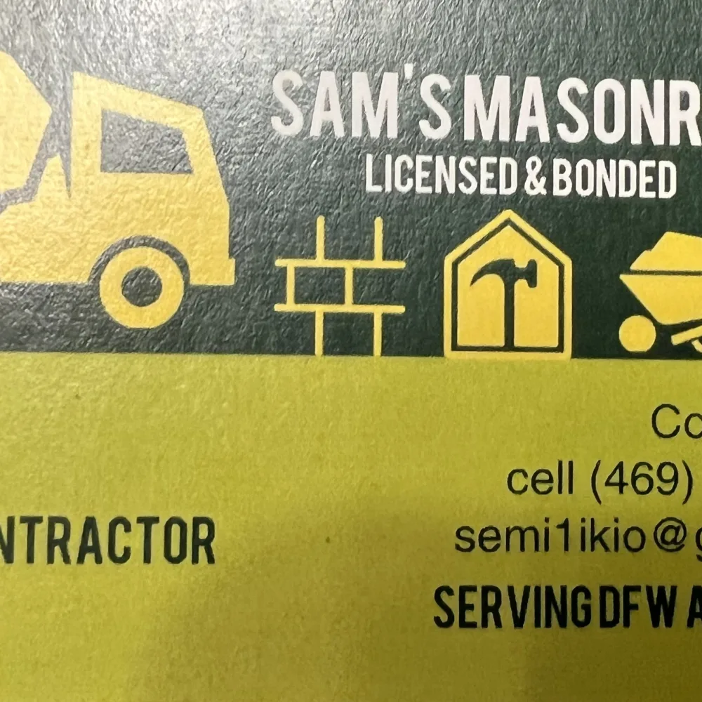 Sam's Masonry
