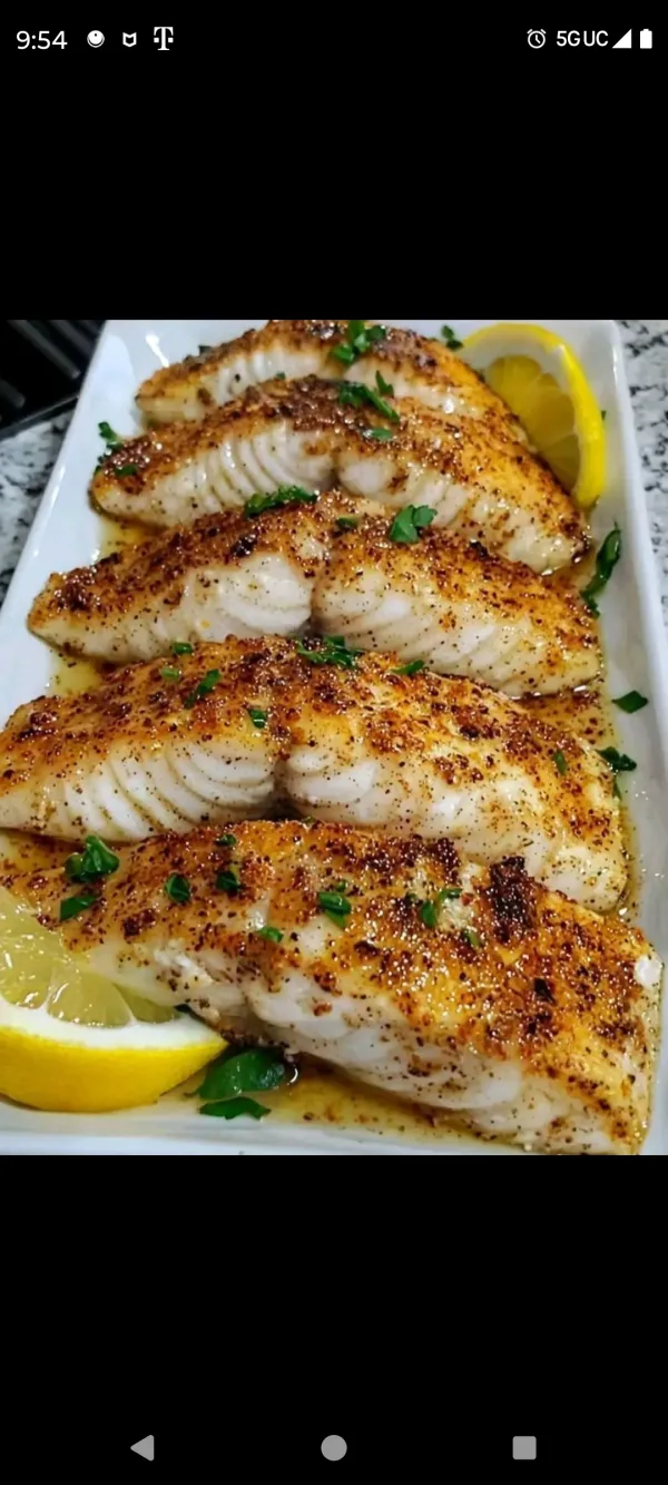 Cajun crusted cod