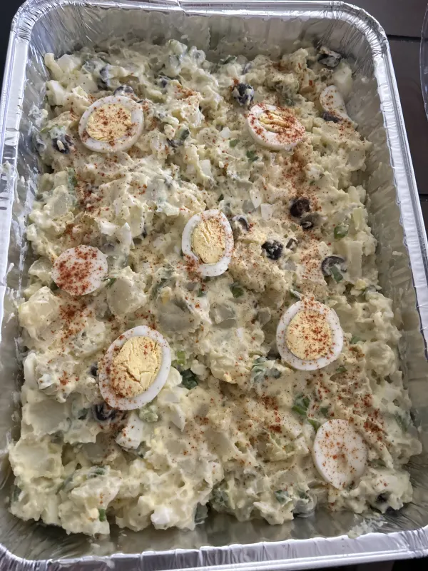 Traditional potato salad