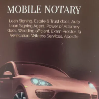 Law Mobile Notary/ Wedding Officiant