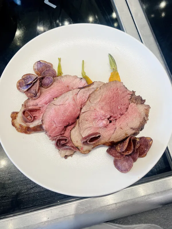 Leg of lamb sous vide