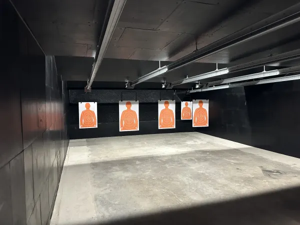 Indoor Range firearms training