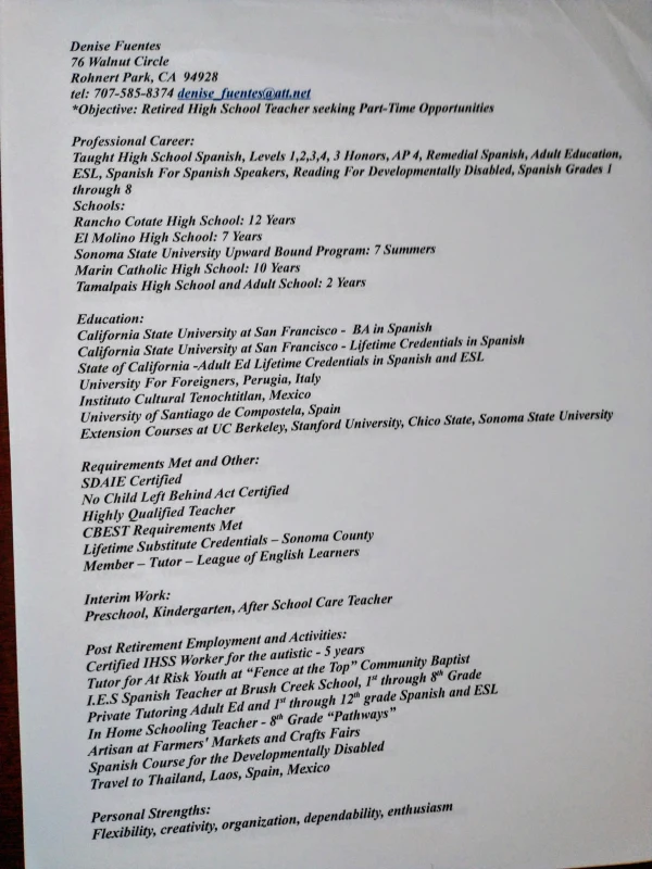 Resume