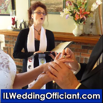 IL Wedding Officiant At Pine Manor