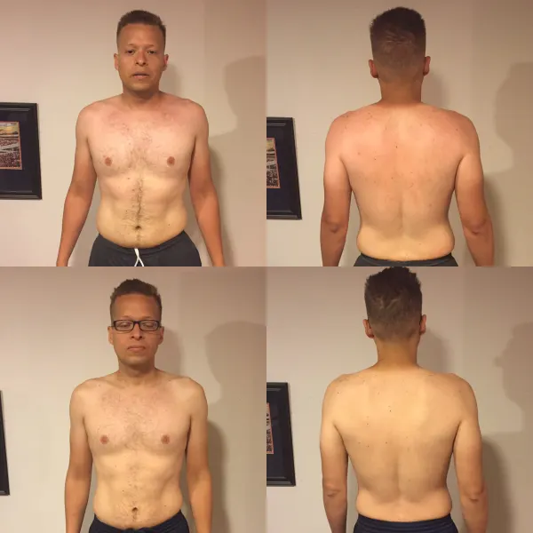 Robert gained 7lbs muscle