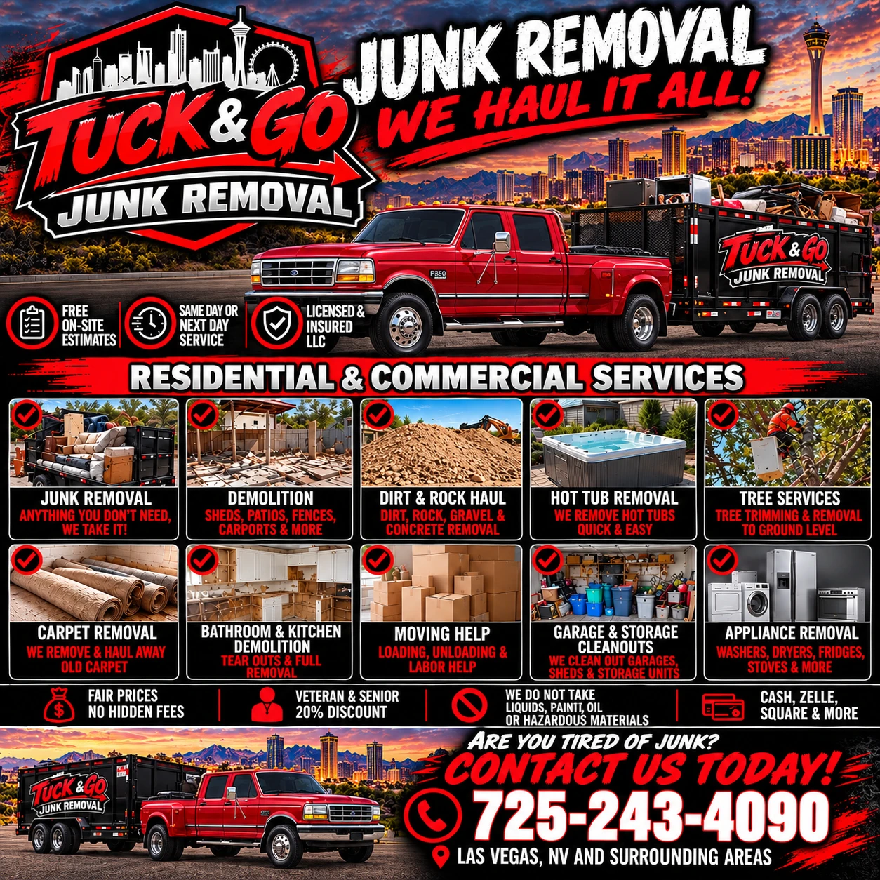 Tuck & go junk removal