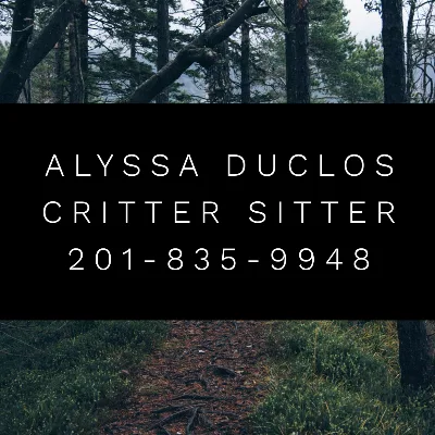 Alyssa Duclos - Critter Sitter