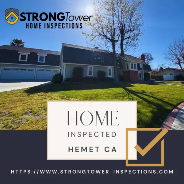 Home Inspected in Hemet Ca