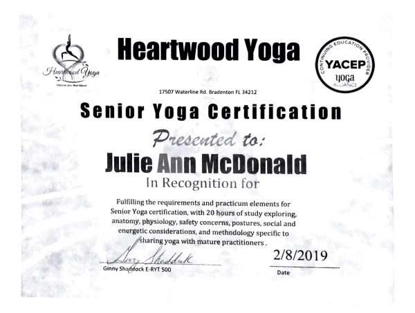 Senior Yoga