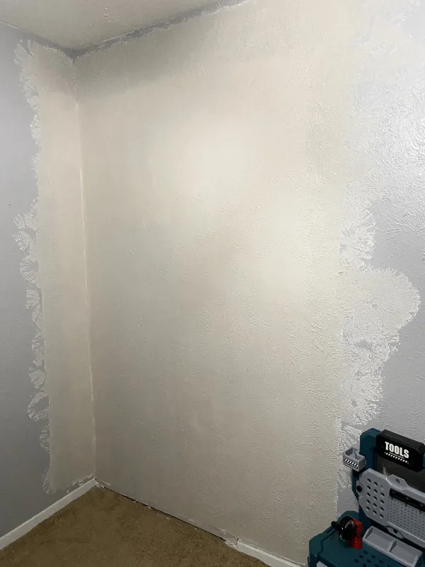 Wall Damage — Before