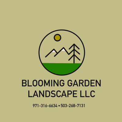 Blooming Garden Landscape