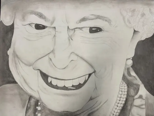 Ebony Pencil Portrait