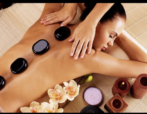 Hot stone massage 