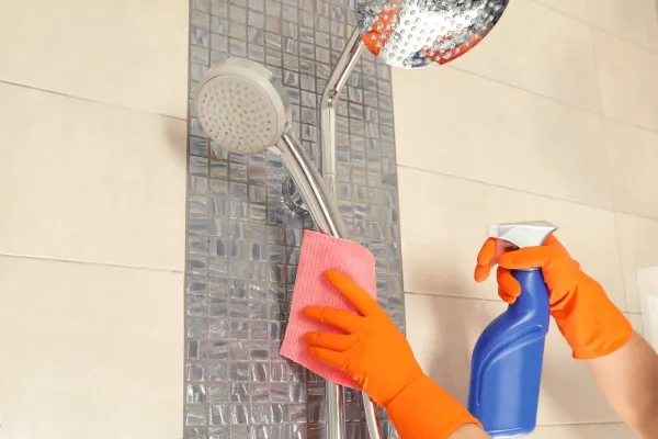 Sparkling up the shower