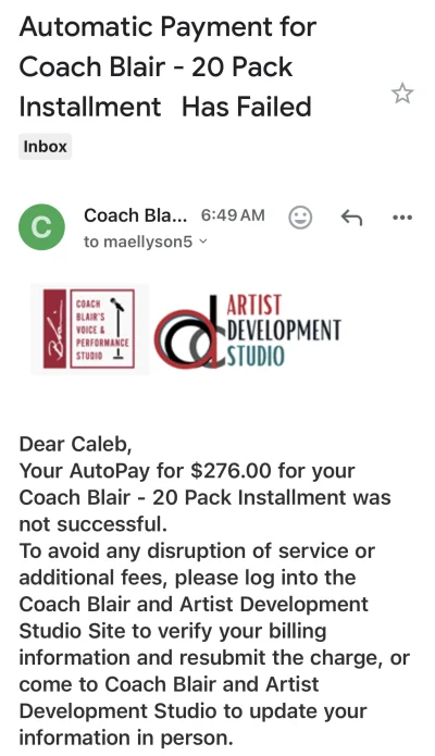 Coach Blair's Voice & Performance Studio