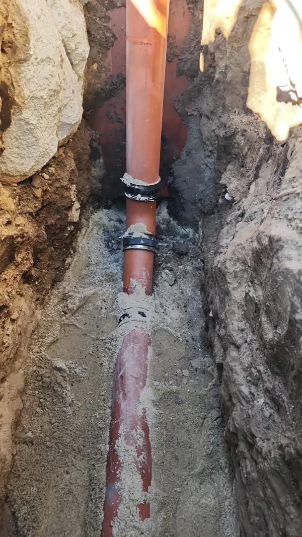 Clay Sewer line replacement