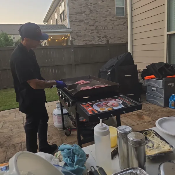 Normal football catering.