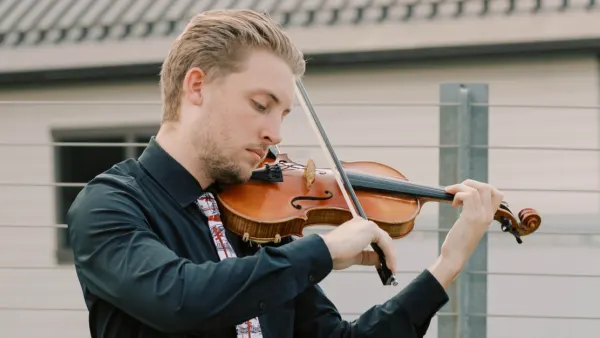 Me performing at a wedding