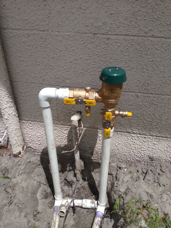 Backflow installation