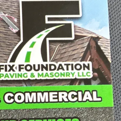 Fix Foundations Paving And Masonry