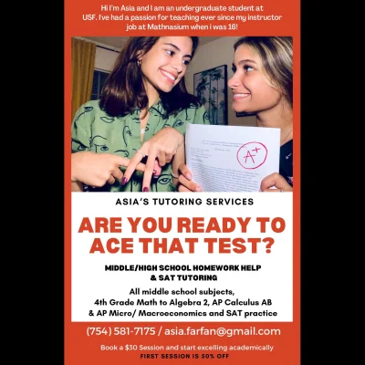 Asia's Tutoring Services