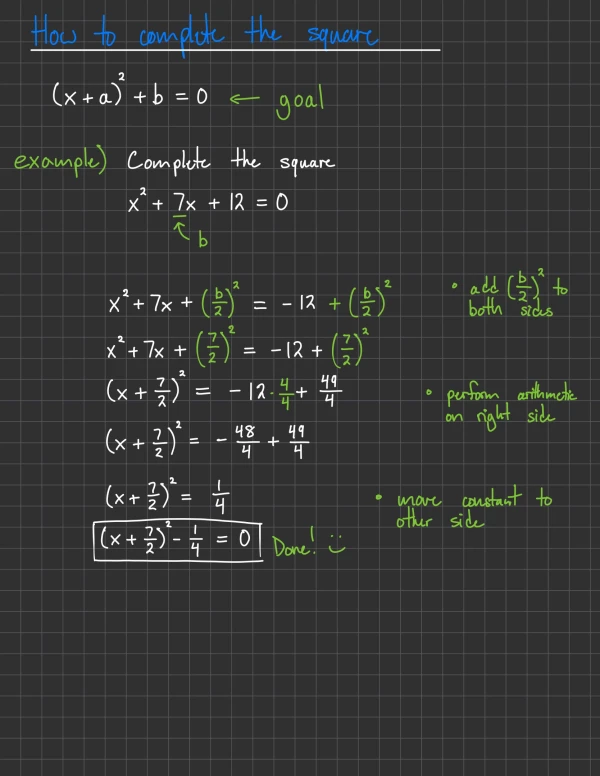 An algebra example. 