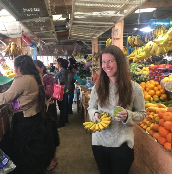 At a market in San Cristobal de las Casas, Mexico