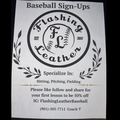 Flashing Leather Baseball And Sports Training
