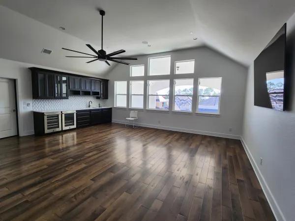 Loft and wet bar